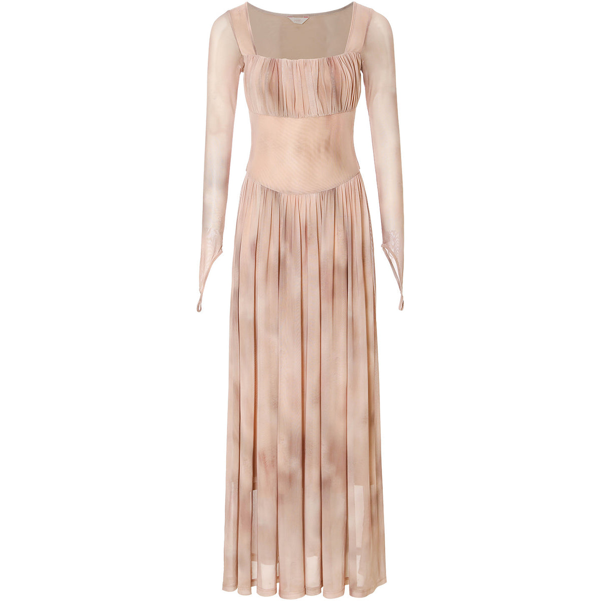 Duke's Flower Banquet French Square Neck Dress