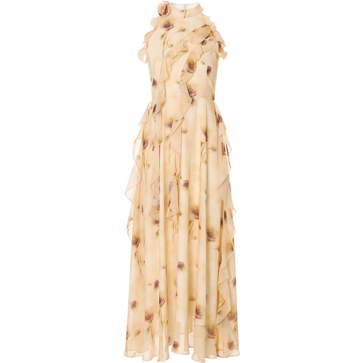 Aveline French Vintage Floral Maxi Dress