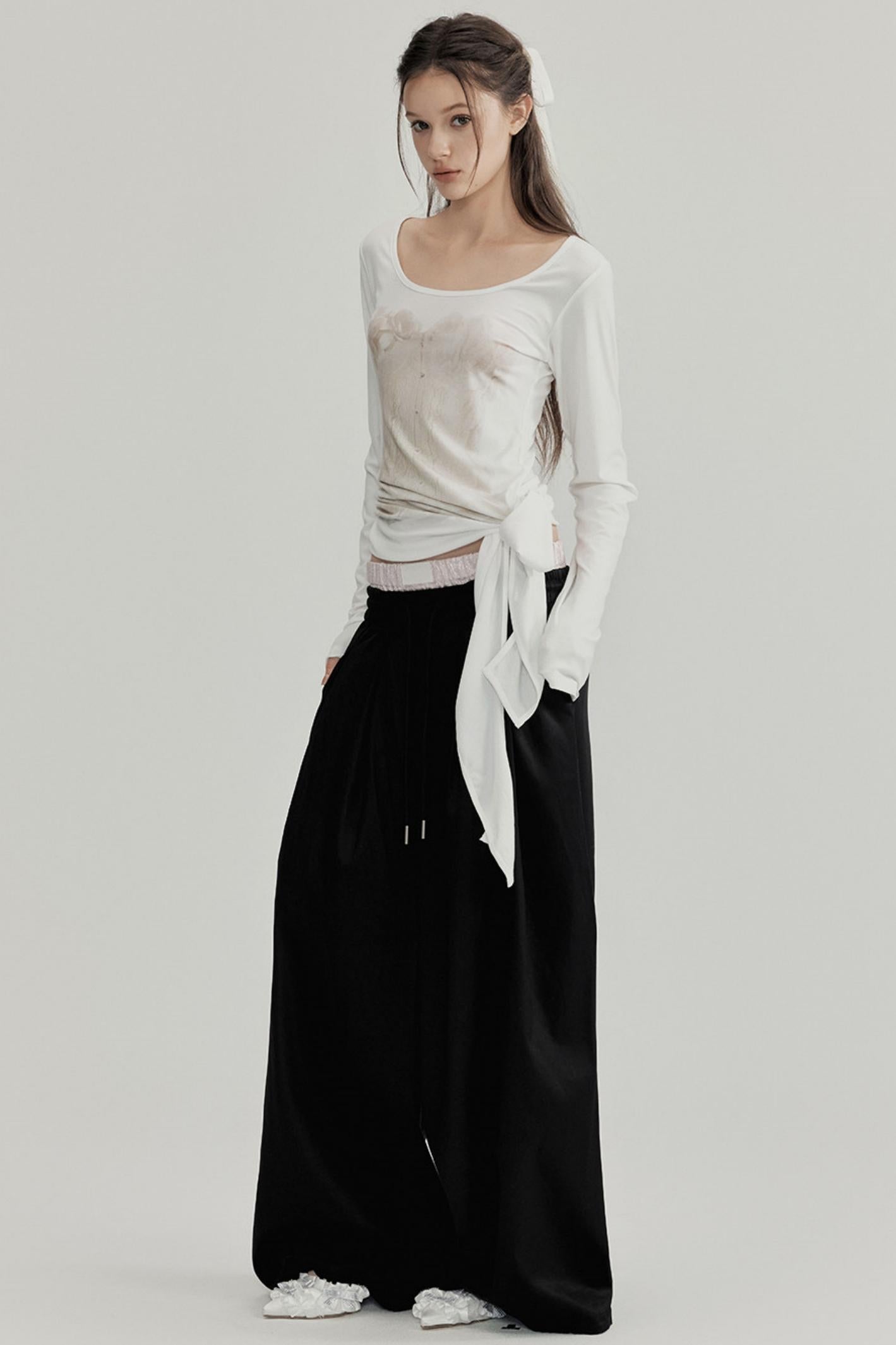 Sculptural Corset Lyocell Top