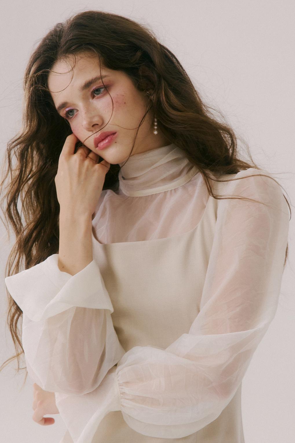 French Chanel-Style Ribbon Blouse