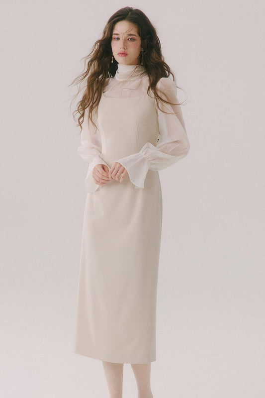 French Sleeveless Slip Dress