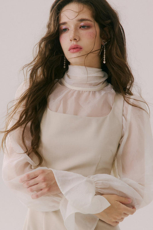 French Chanel-Style Ribbon Blouse