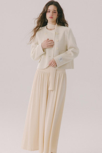 Castle Morning Light Lyocell French Knit Long Dress