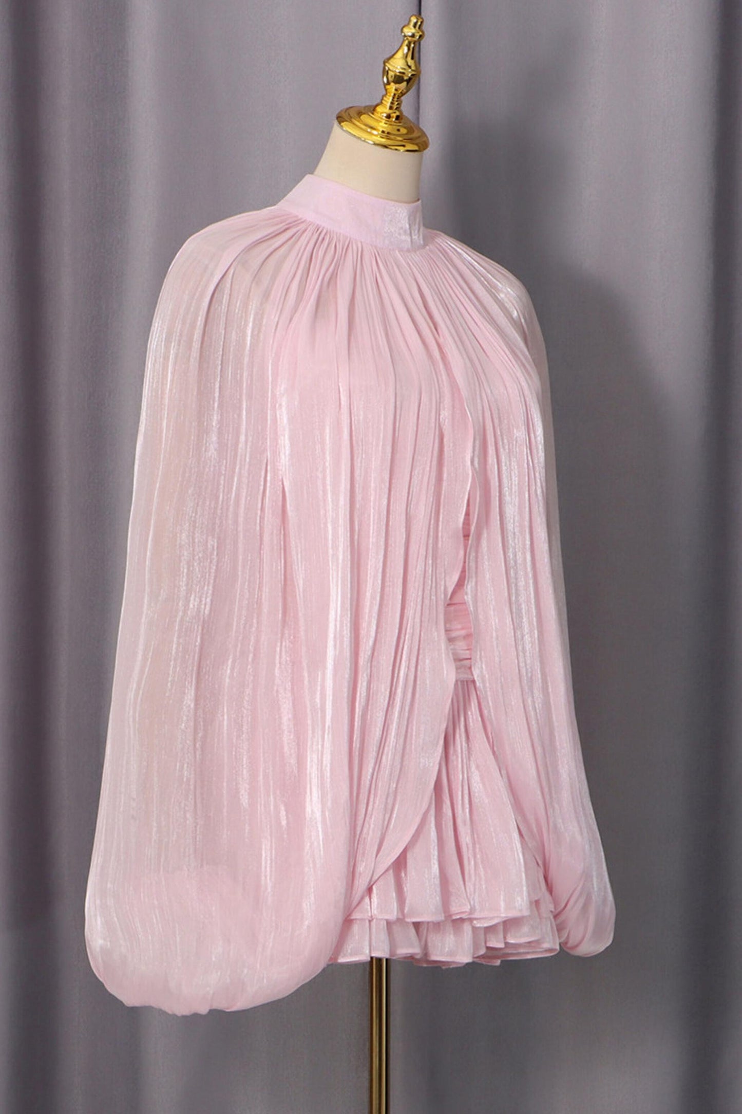 Niche Cape Cover-Up & Strapless Inner Dress Set