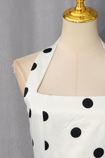 Vintage French Halter Polka Dot Fairy Dress