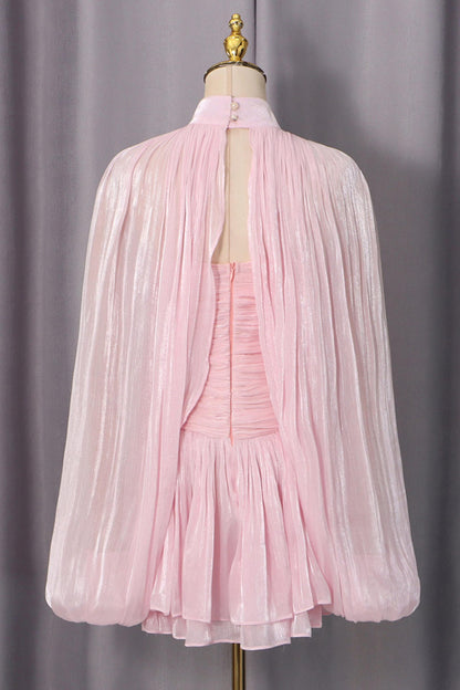 Niche Cape Cover-Up & Strapless Inner Dress Set