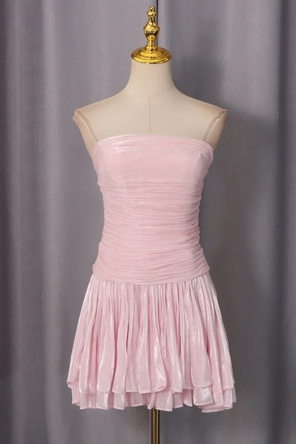Niche Cape Cover-Up & Strapless Inner Dress Set