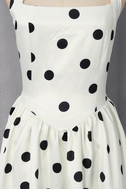 Vintage French Halter Polka Dot Fairy Dress