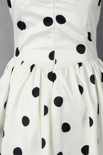 Vintage French Halter Polka Dot Fairy Dress
