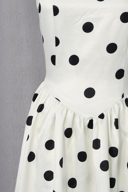 Vintage French Halter Polka Dot Fairy Dress