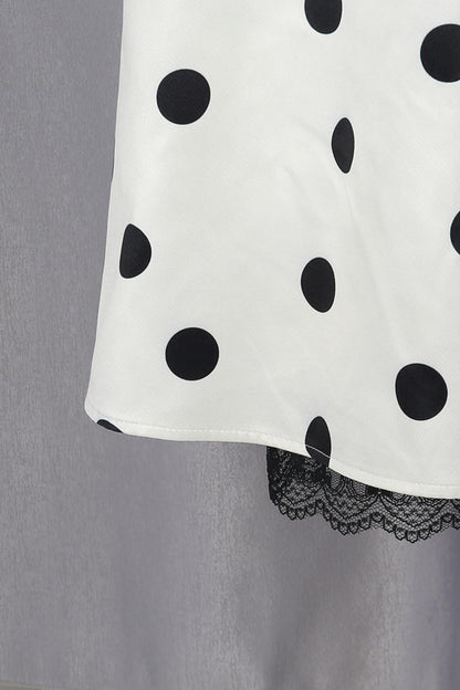 Vintage French Halter Polka Dot Fairy Dress