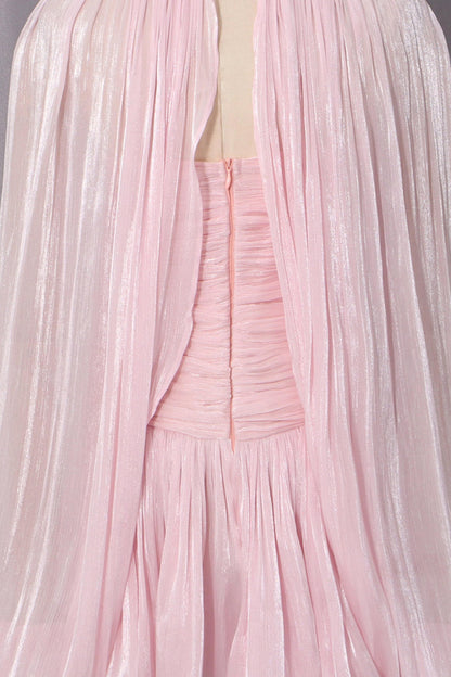 Niche Cape Cover-Up & Strapless Inner Dress Set