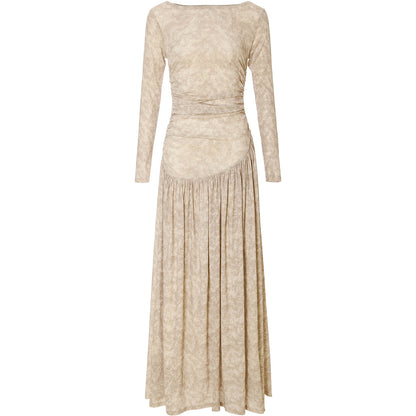 French Chanel-Style Knit Long Dress