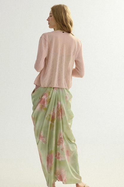 Elise French Vintage V-Neck Cardigan