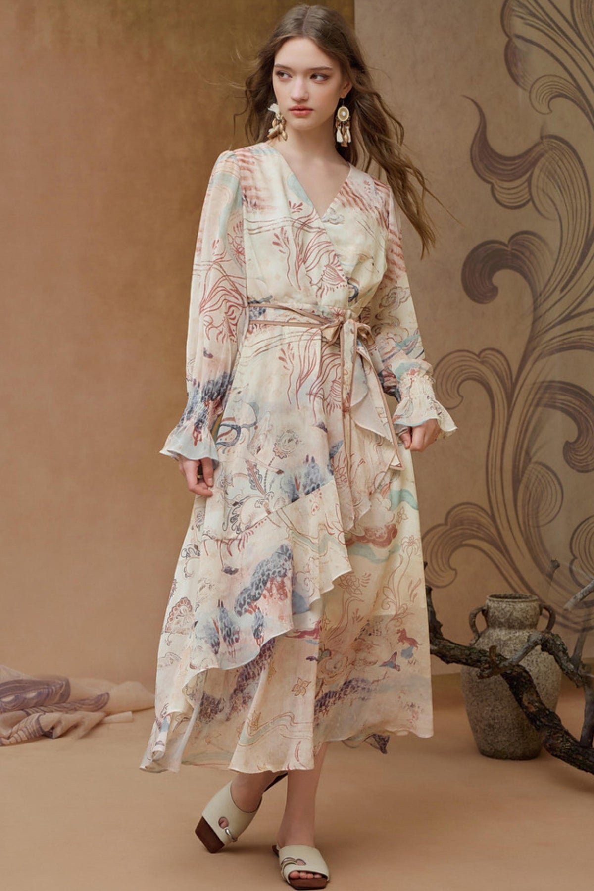 Heritage Inspired Ethnic Long Dress