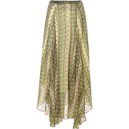 Colette French Retro 3-Piece Floral Maxi Skirt Set